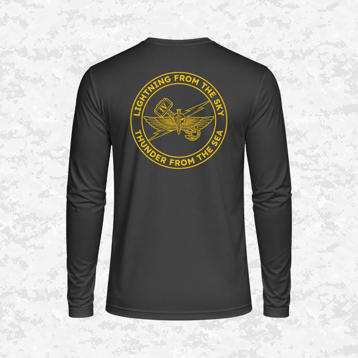 4th ANGLICO | Lightning From The Sky, Thunder From The Sea | DRIFIT Long sleeve, Hoodie