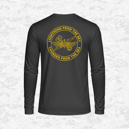 4th ANGLICO | Lightning From The Sky, Thunder From The Sea | DRIFIT Long sleeve, Hoodie