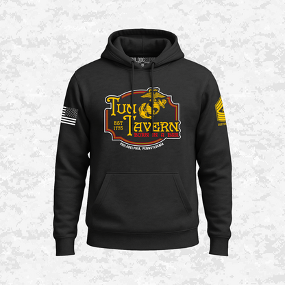 Tun Tavern | Born in a Bar | USMC 251 Years | Hoodie