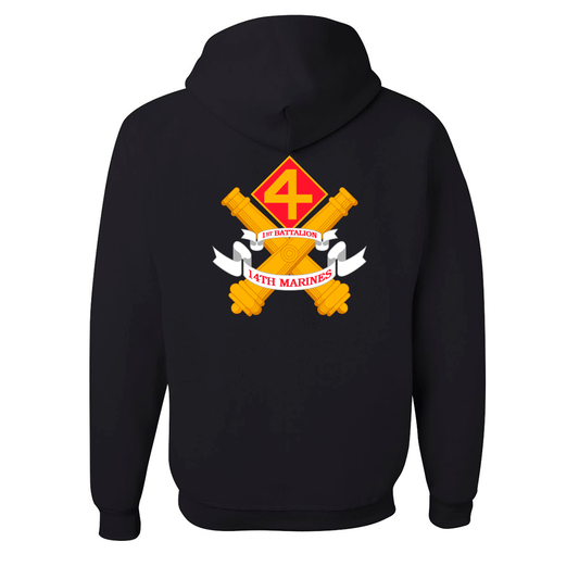 1st Battalion 14th Marines Unit "At the Ready" Hoodie