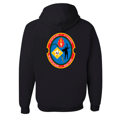 2nd Battalion 6th Marines Unit "The Ready Battalion" Hoodie