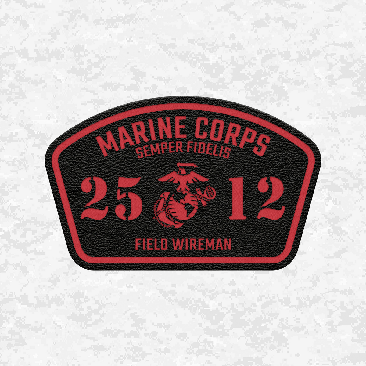 MOS 2512 Field Wireman | Leather Patch | Velcro Backed