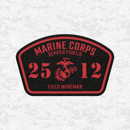 MOS 2512 Field Wireman | Leather Patch | Velcro Backed