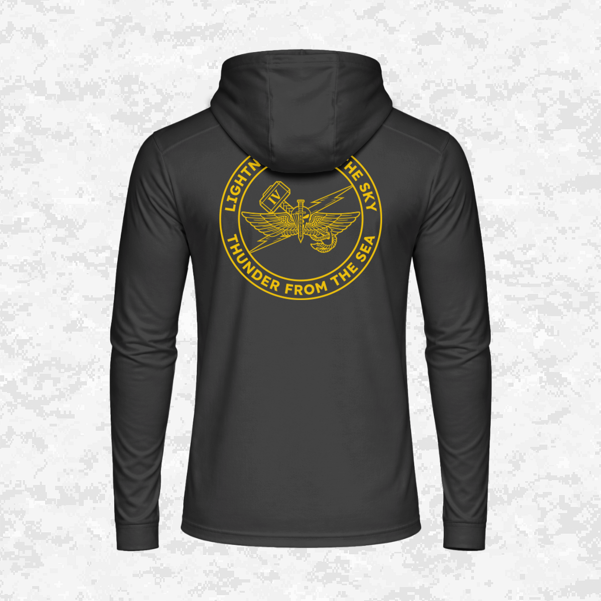 4th ANGLICO | Lightning From The Sky, Thunder From The Sea | DRIFIT Long sleeve, Hoodie