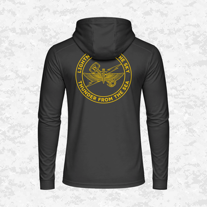 4th ANGLICO | Lightning From The Sky, Thunder From The Sea | DRIFIT Long sleeve, Hoodie