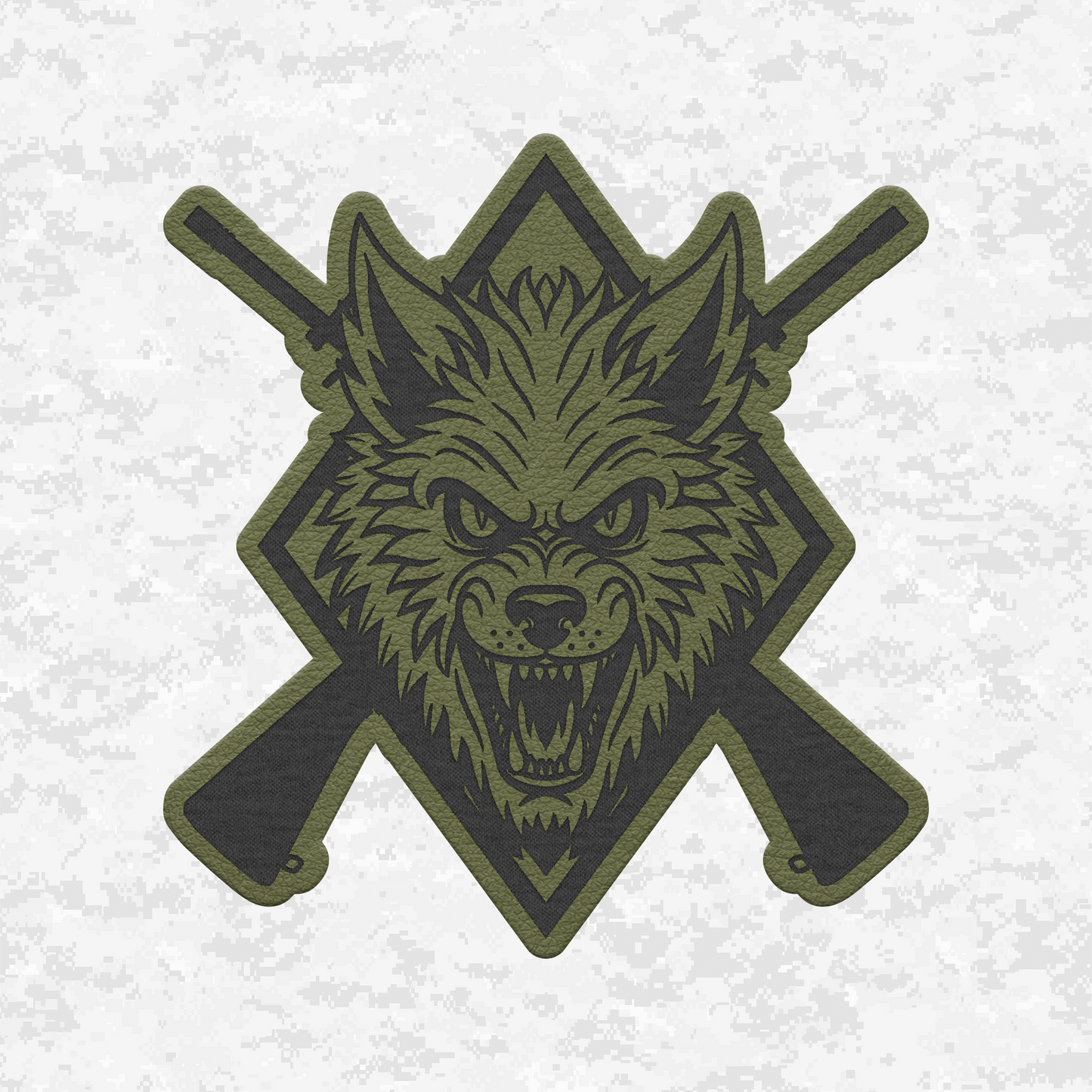 Tactical Werewolf Halloween Edition | Leather Patch | Velcro Backed