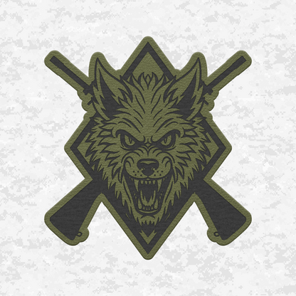 Tactical Werewolf Halloween Edition | Leather Patch | Velcro Backed