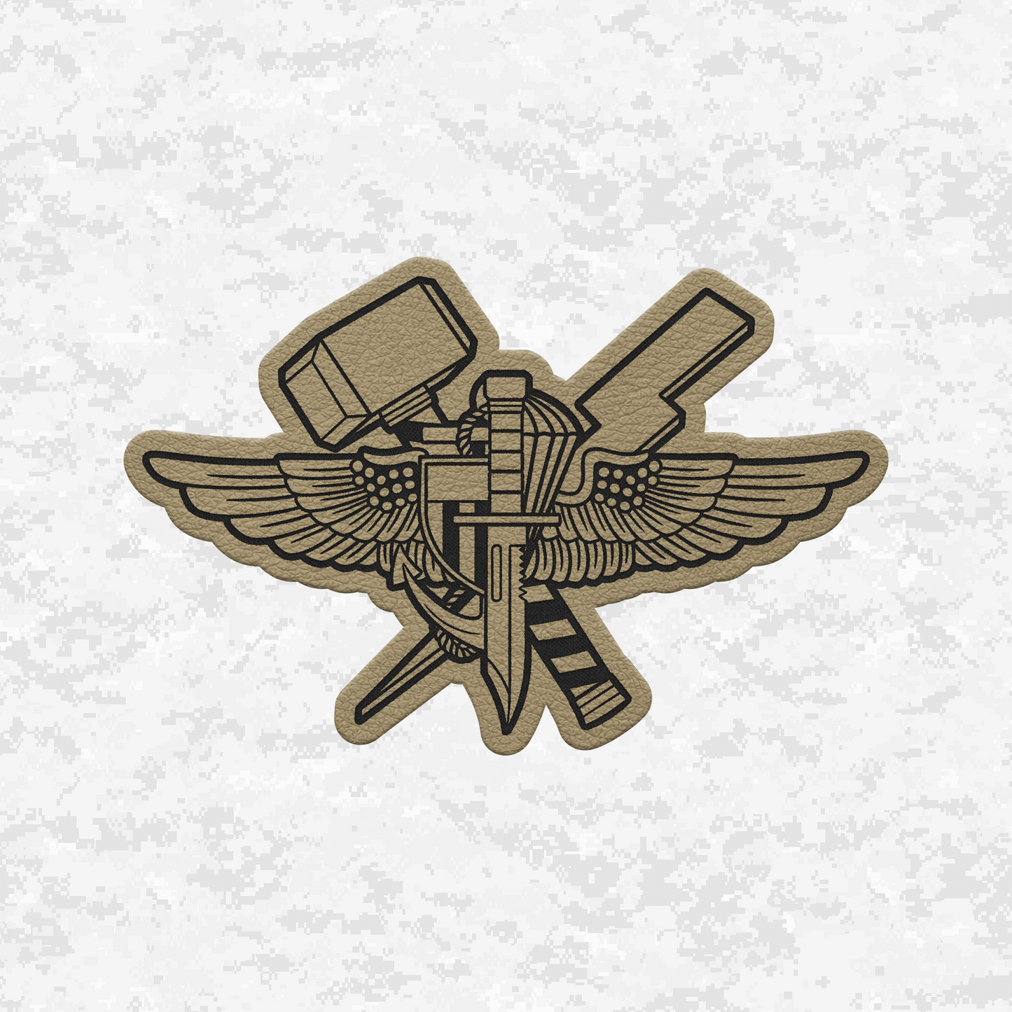 ANGLICO Jack | Leather Patch | Velcro Backed