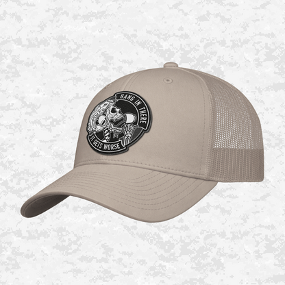 Hang In There It Gets Worse | Snapback Hat