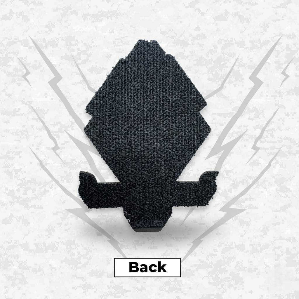 Leather Patch | 1st Battalion 1st Marines Unit "First of the First" | Velcro Backed