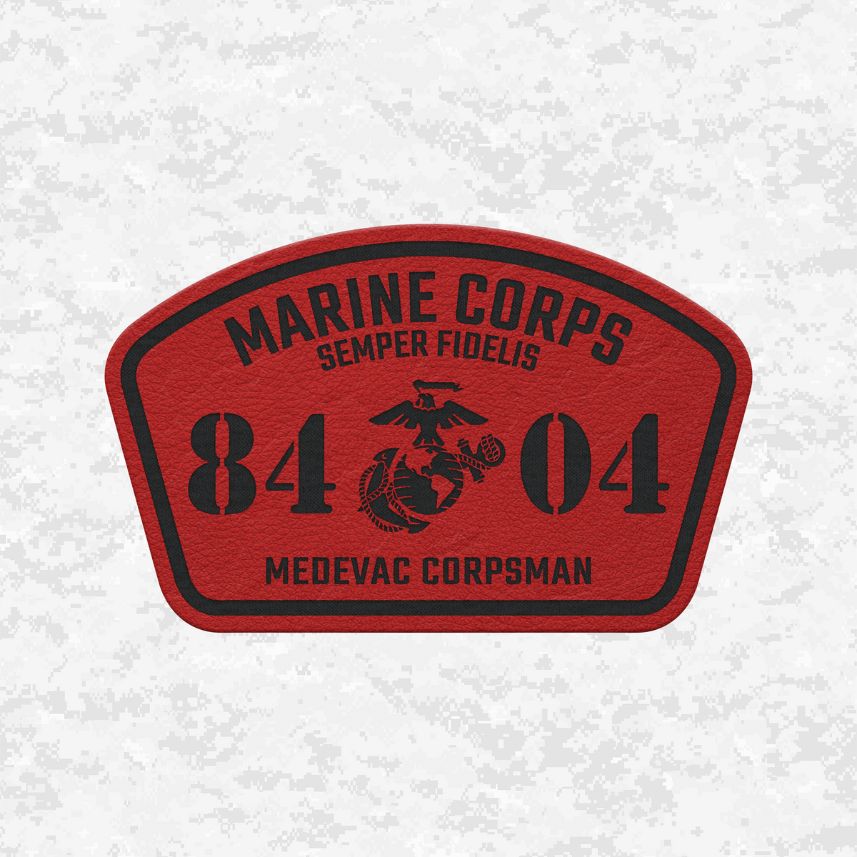 MOS HM-8404 Medevac Corpsman | Leather Patch | Velcro Backed