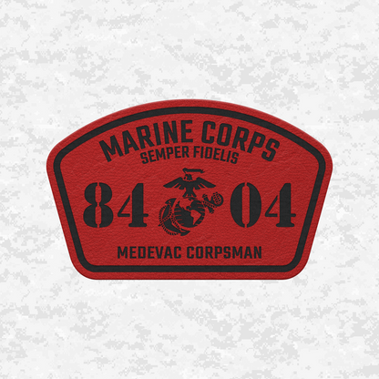 MOS HM-8404 Medevac Corpsman | Leather Patch | Velcro Backed