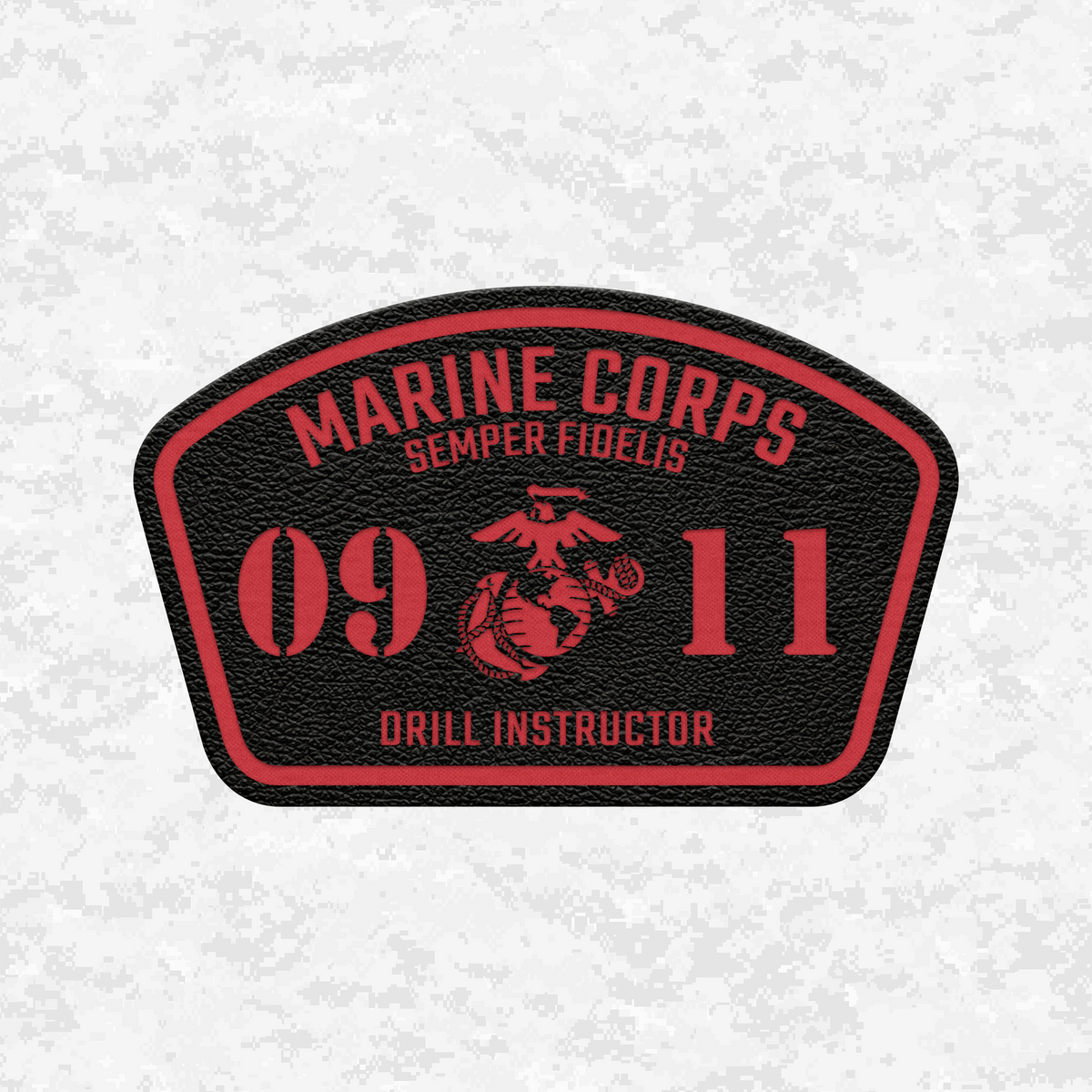 MOS 0911 Drill Instructor | Leather Patch | Velcro Backed