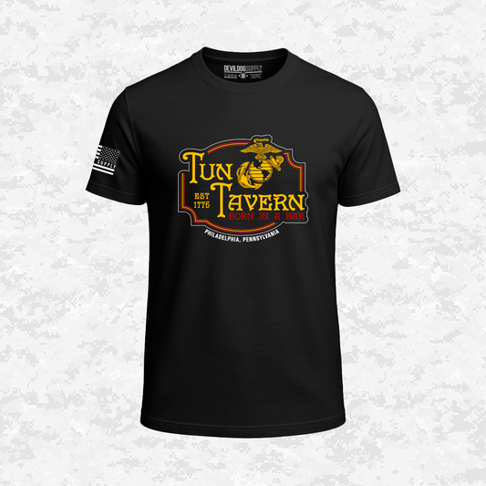 Tun Tavern, Born in a Bar, USMC, T-shirt