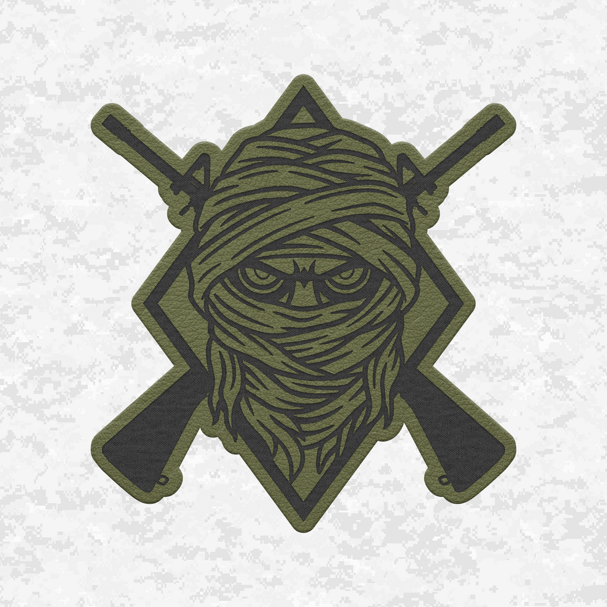 Tactical Mummy Halloween Edition | Leather Patch | Velcro Backed