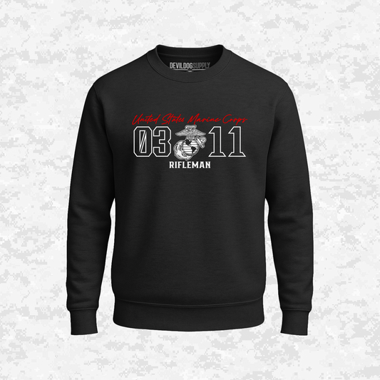 MOS 0311 Rifleman | Sweatshirt