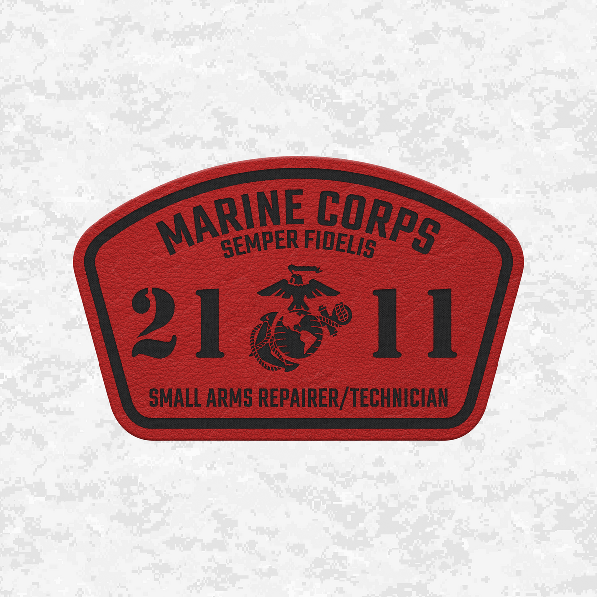 MOS 2111 Small Arms Repairer/Technician | Leather Patch | Velcro Backed