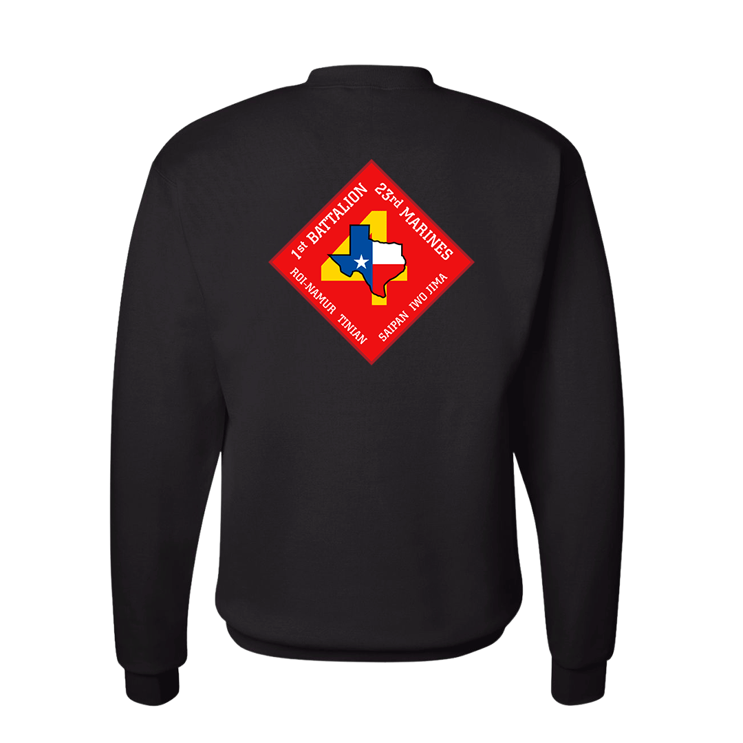 1st Battalion 23rd Marines Unit "Lone Star" Sweatshirt