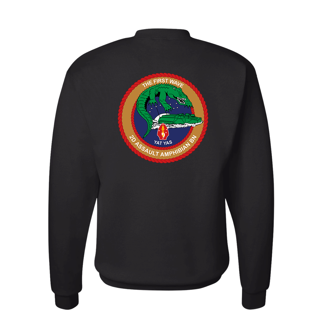 2nd Assault Amphibian Battalion "The First Wave" Sweatshirt