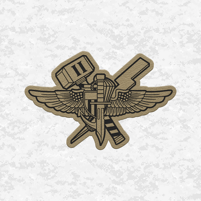 2D ANGLICO Jack | Leather Patch | Velcro Backed