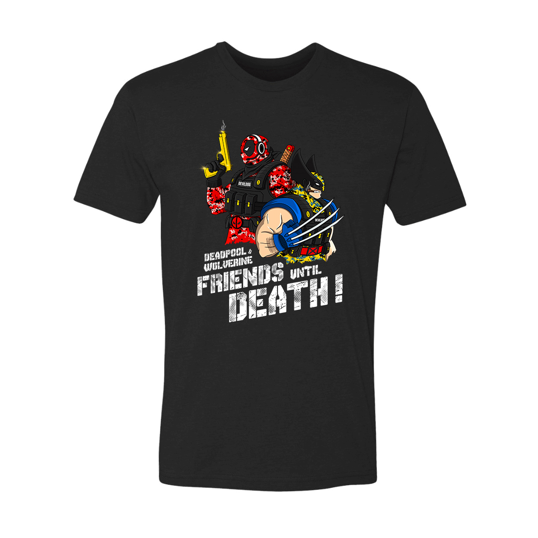 "Friends until Death" Deadpool & Wolverine Shirt