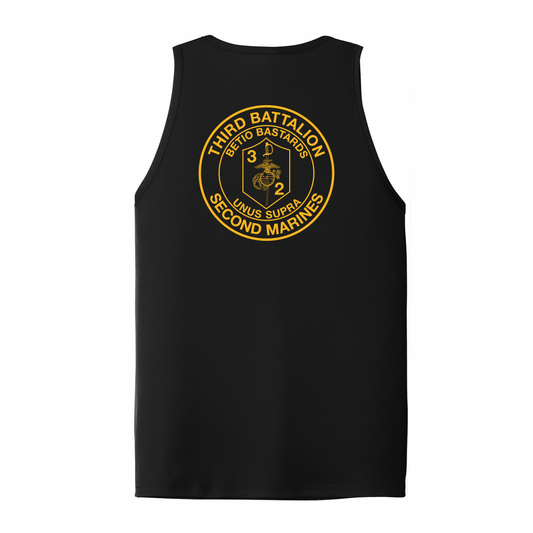 3rd Battalion 2nd Marines Unit "Betio Bastards" DRIFIT Sleeveless, Tank, Sleeveless Hoodie