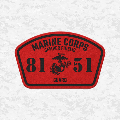 MOS 8151 Guard | Leather Patch | Velcro Backed
