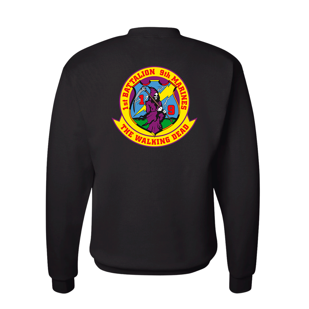 1st Battalion 9th Marines Unit "The Walking Dead" Sweatshirt