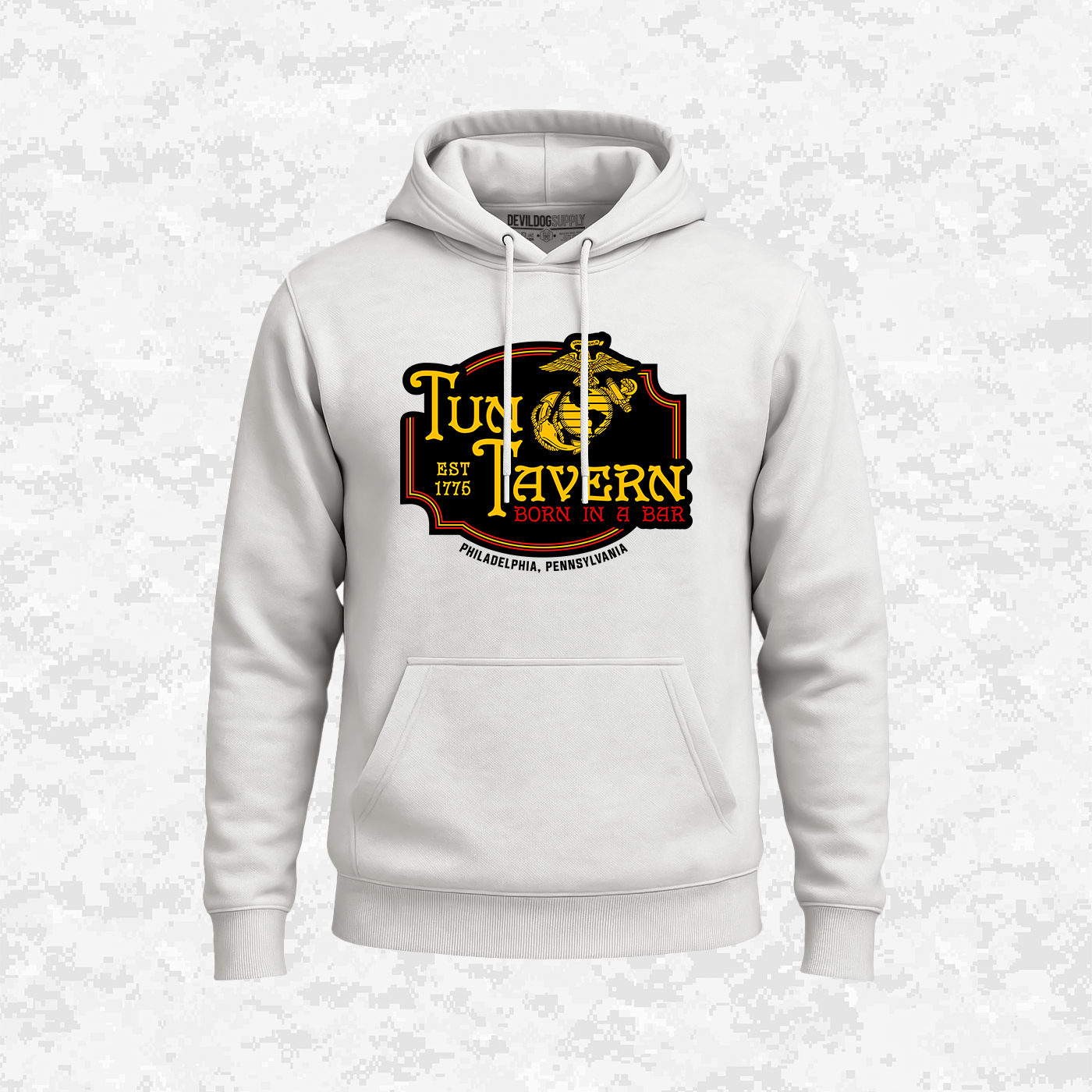 Tun Tavern, Born in a Bar, USMC, Hoodie