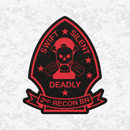 2nd Reconnaissance Battalion Unit ¨Chimera¨ | Leather Patch | Velcro Backed