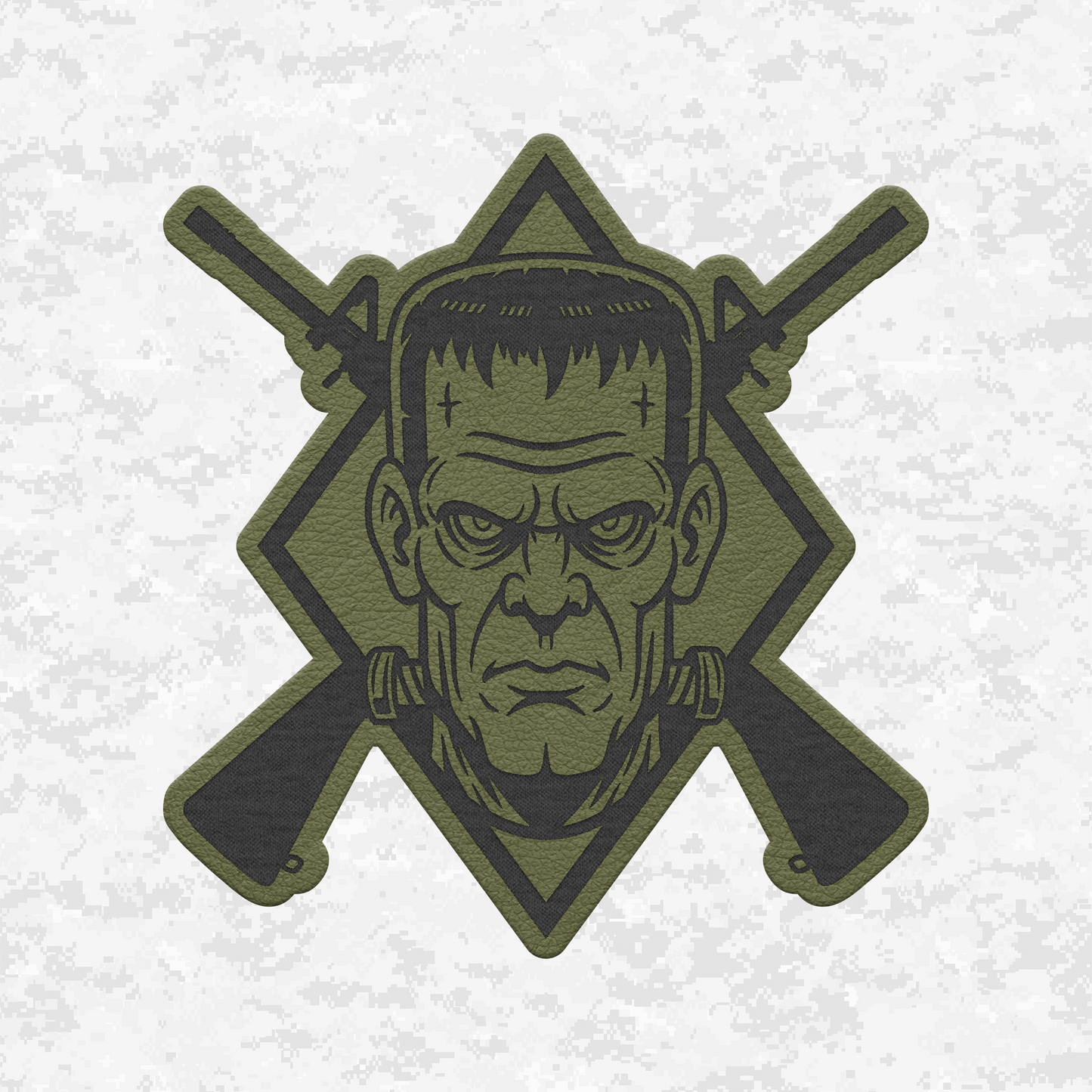 Tactical Frankenstein Halloween Edition | Leather Patch | Velcro Backed