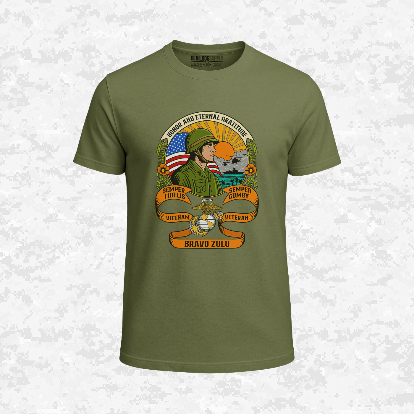 Vietnam Veteran | Honor & Gratitude | T-shirt