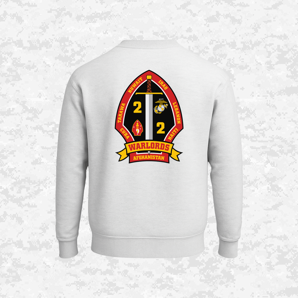 2nd Battalion 2nd Marines Unit "Warlords" #2 | Sweatshirt