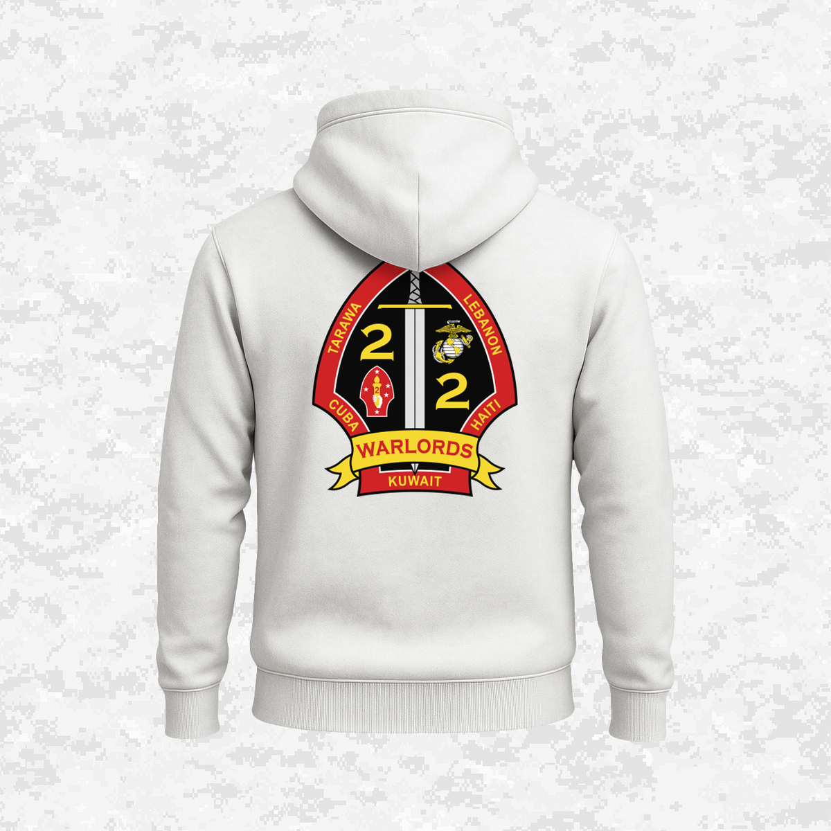 2nd Battalion 2nd Marines Unit "Warlords" Classic Edition #3 | Hoodie