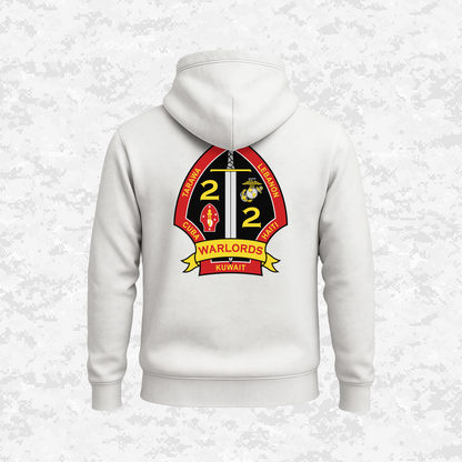 2nd Battalion 2nd Marines Unit "Warlords" Classic Edition #3 | Hoodie