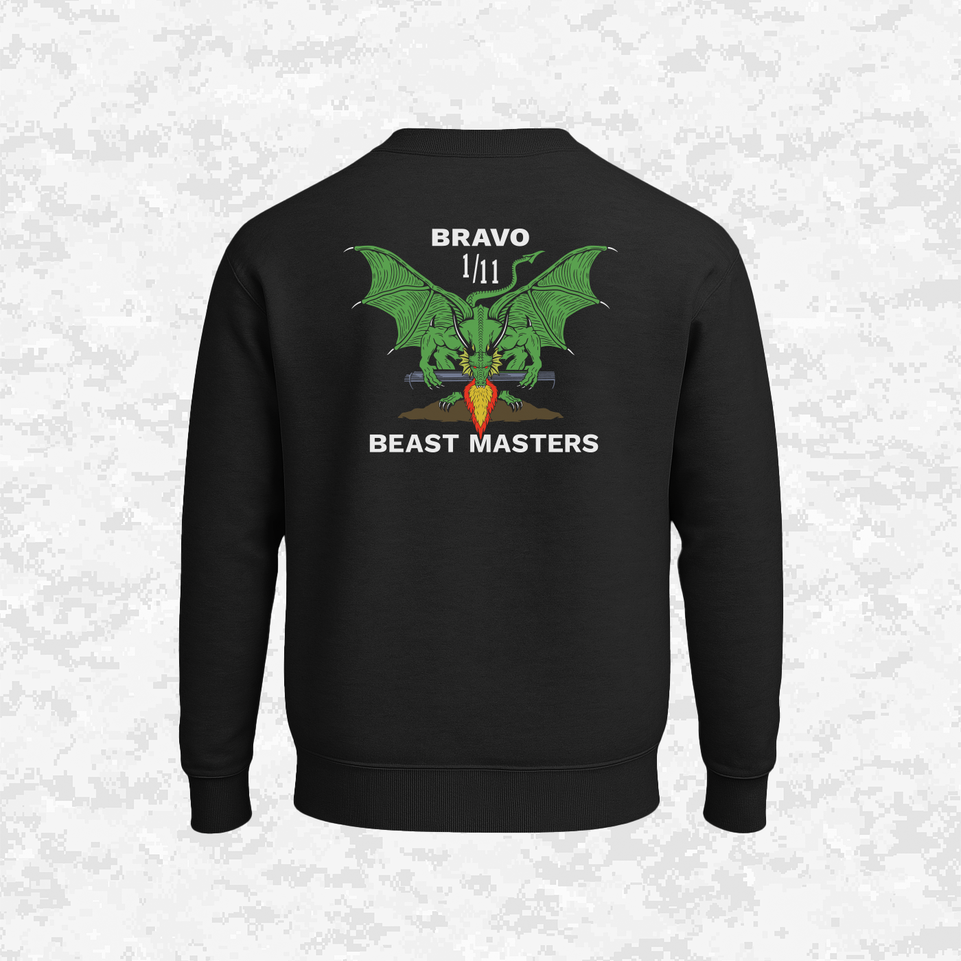 1st Bn 11th marines Bravo "Beast Masters" | Sweatshirt