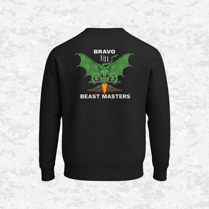 1st Bn 11th marines Bravo "Beast Masters" | Sweatshirt