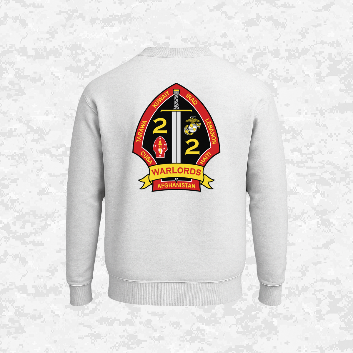 2nd Battalion 2nd Marines Unit "Warlords" Classic Edition #1 | Sweatshirt