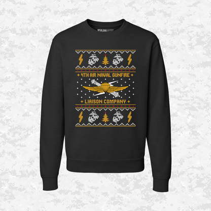 4th ANGLICO | 4th Air Naval Gunfire Liaison Company | Ugly Christmas Sweaters