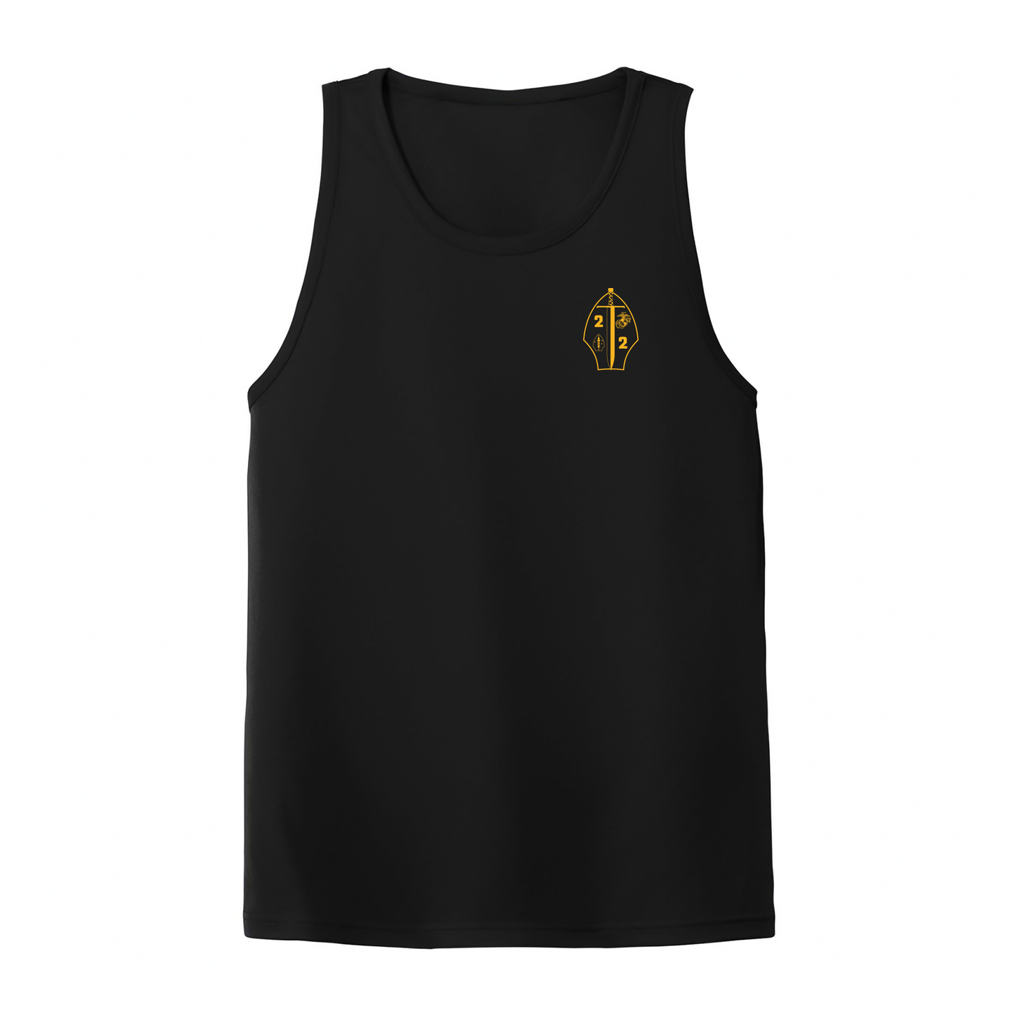 2nd Battalion 2nd Marines Unit "Warlords" #3 DRIFIT Sleeveless, Tank, Sleeveless Hoodie