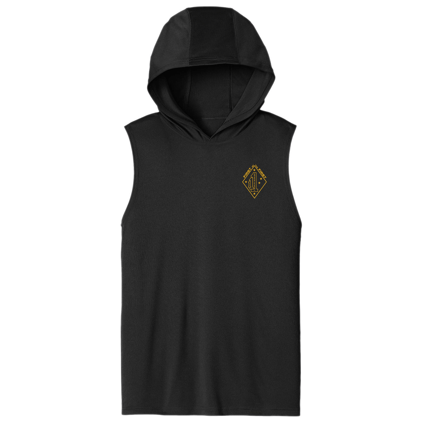 1st Battalion 1st Marines Unit "First of the First" DRIFIT Sleeveless, Tank, Sleeveless Hoodie