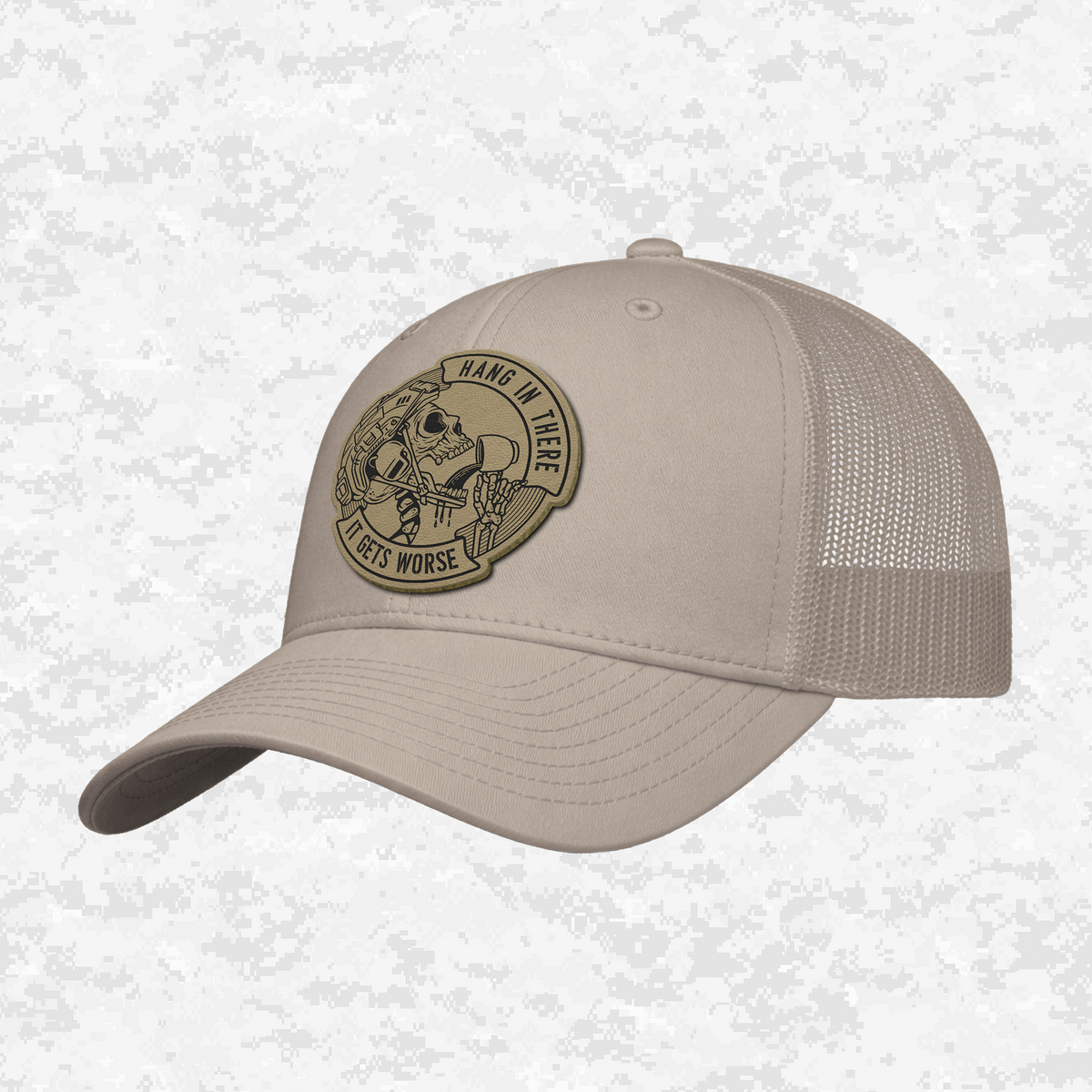 Hang In There It Gets Worse | Snapback Hat