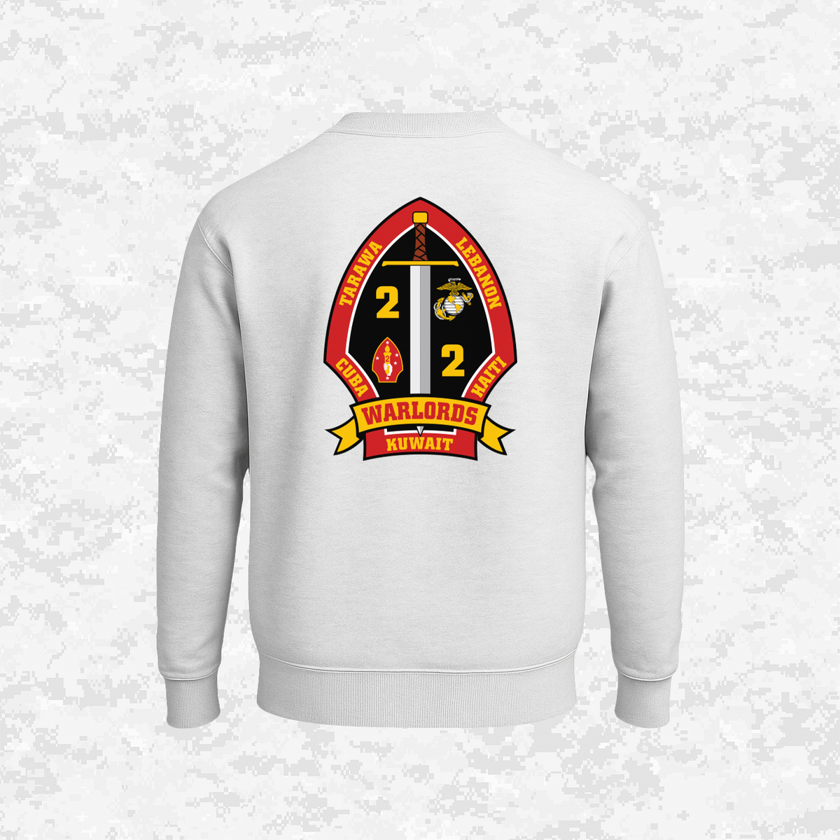 2nd Battalion 2nd Marines Unit "Warlords" #4 | Sweatshirt