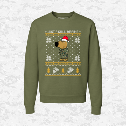 Just a Chill Marine | Ugly Christmas Sweaters