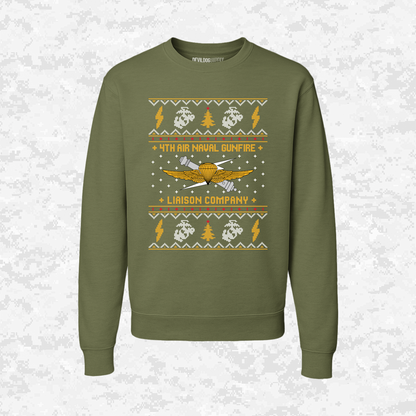 4th ANGLICO | 4th Air Naval Gunfire Liaison Company | Ugly Christmas Sweaters