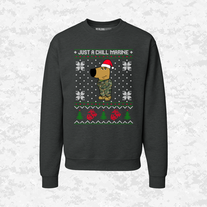 Just a Chill Marine | Ugly Christmas Sweaters