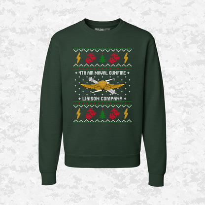 4th ANGLICO | 4th Air Naval Gunfire Liaison Company | Ugly Christmas Sweaters