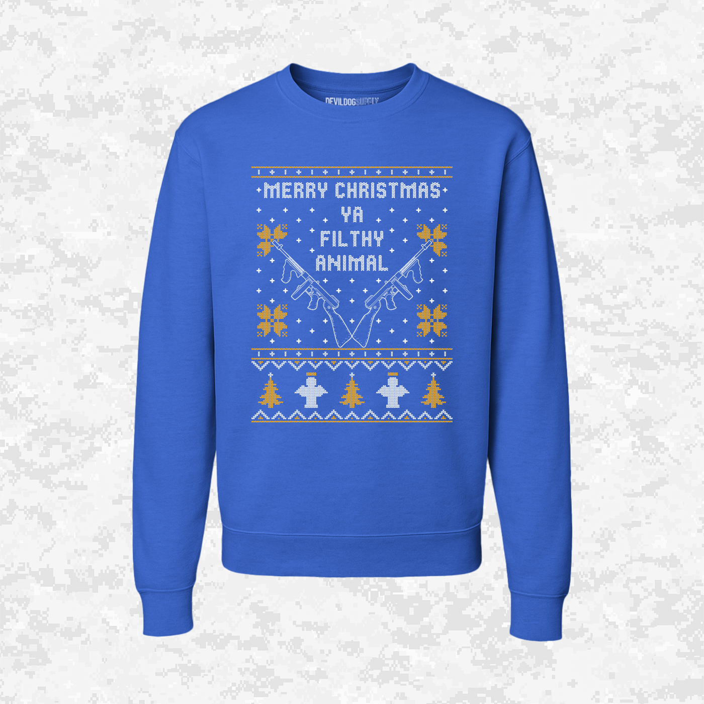 Merry Christmas | Ya Filthy Animal | Ugly Christmas Sweaters
