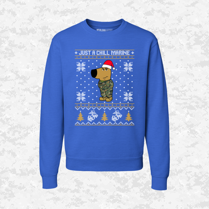Just a Chill Marine | Ugly Christmas Sweaters