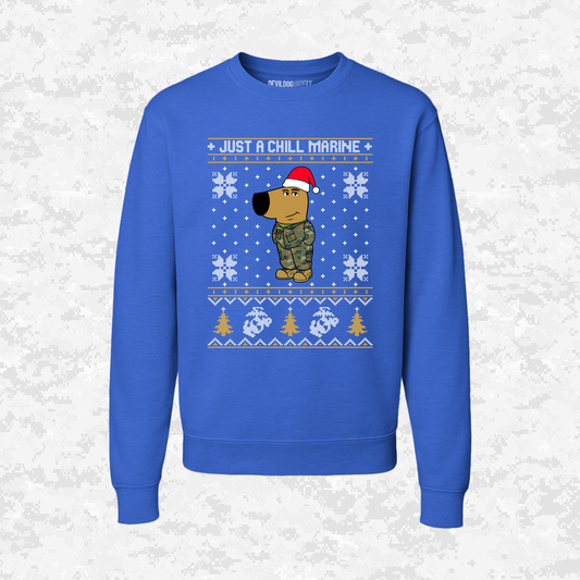 Just a Chill Marine | Ugly Christmas Sweaters